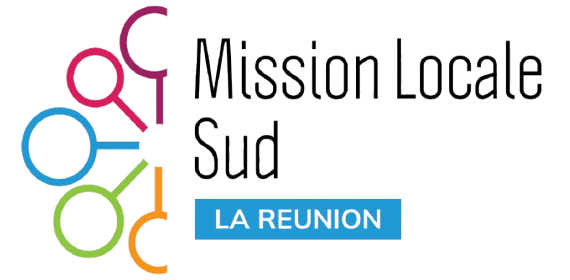 Logo de la Mission Locale Sud La Réunion, accompagnement des jeunes de 16 à 25 ans vers l’emploi, la formation, l’insertion sociale et professionnelle