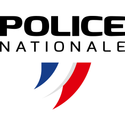 Logo de la Police Nationale française avec son emblème tricolore