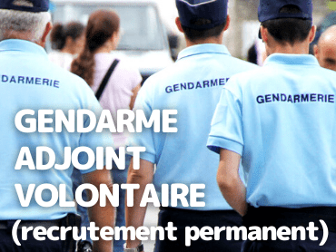 Gendarme Adjoint Volontaire (recrutement permanent)