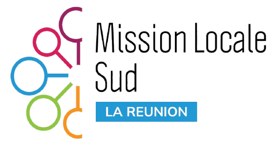 Logo de la Mission Locale Sud La Réunion, accompagnement des jeunes de 16 à 25 ans vers l’emploi, la formation, l’insertion sociale et professionnelle